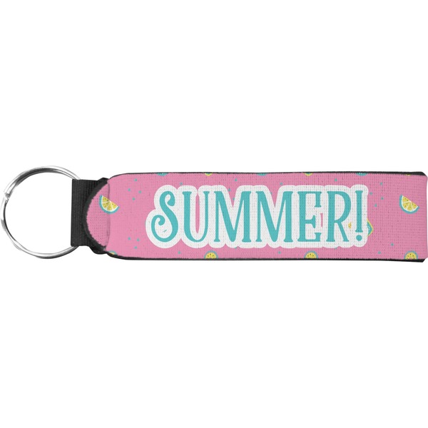 Custom Summer Lemonade Neoprene Keychain Fob (Personalized)