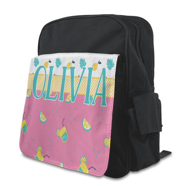 Custom Summer Lemonade Preschool Backpack (Personalized)