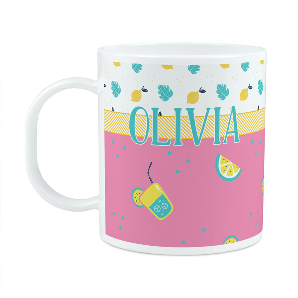 Custom Summer Lemonade Plastic Kids Mug (Personalized)