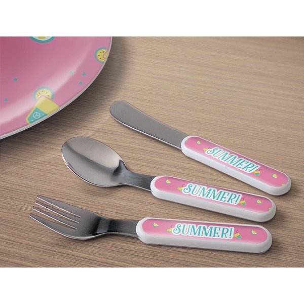 Summer Lemonade Kids Flatware w/ Plate
