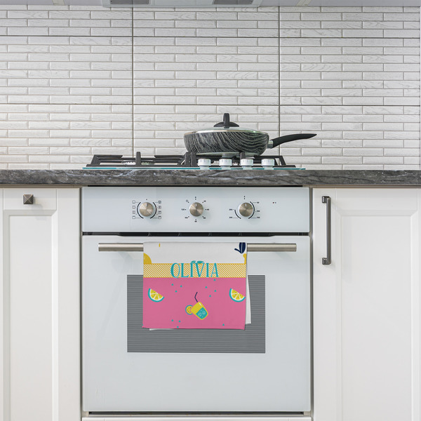 Summer Lemonade Kitchen Towel - Poly Cotton - Lifestyle