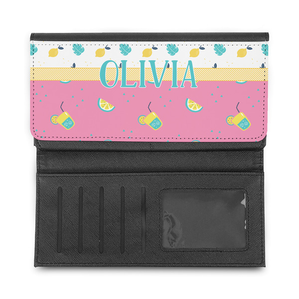 Summer Lemonade Ladies Wallet - Half Way Open