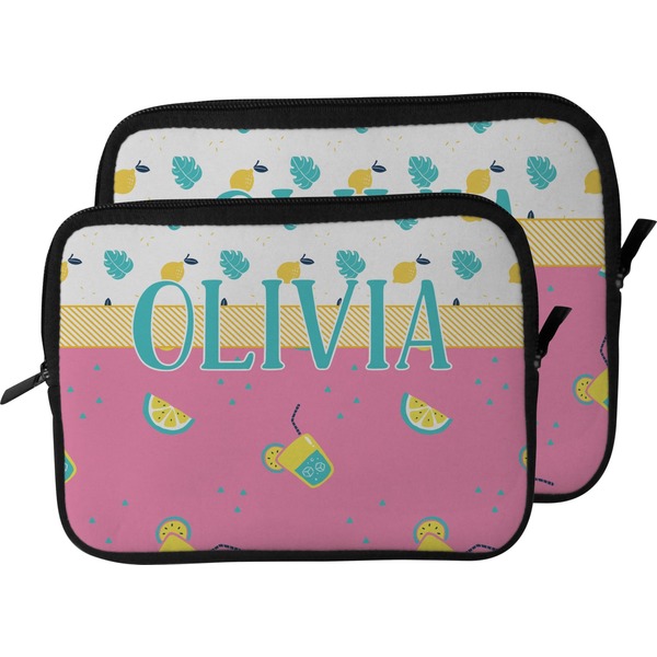 Summer Lemonade Laptop Sleeve (Size Comparison)
