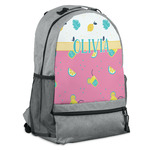 Summer Lemonade Backpack - Grey (Personalized)