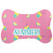 Summer Lemonade Bone Shaped Dog Food Mat (Personalized)