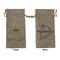 Summer Lemonade Large Burlap Gift Bag - Front & Back (Personalized)