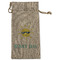 Summer Lemonade Large Burlap Gift Bag - Front (Personalized)
