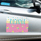 Summer Lemonade Large Rectangle Car Magnets- In Context