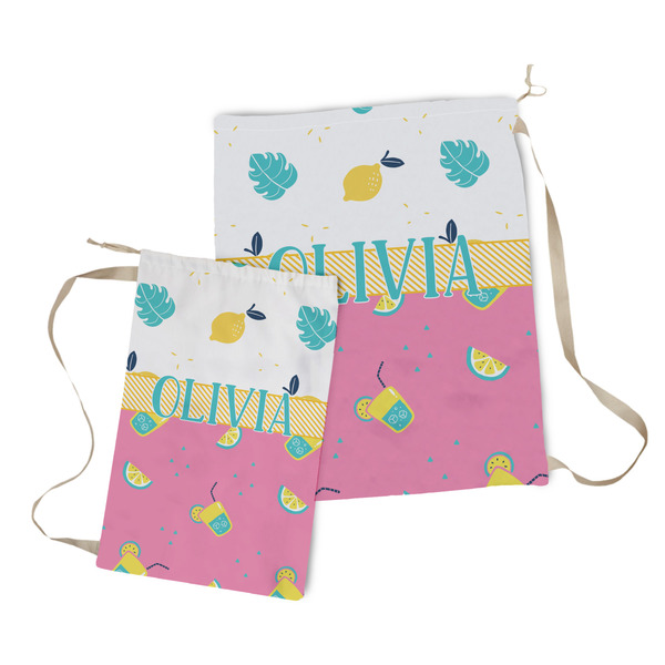Summer Lemonade Laundry Bag - Both Bags
