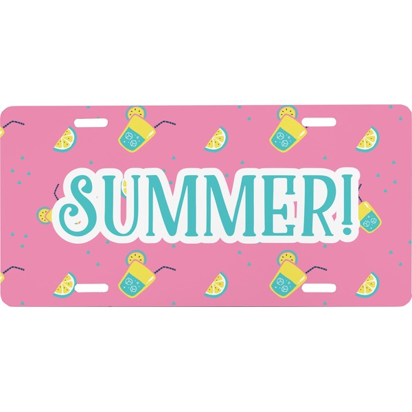 Custom Summer Lemonade Front License Plate (Personalized)