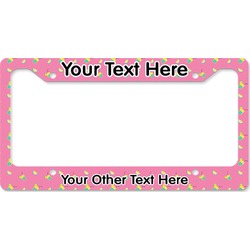 Summer Lemonade License Plate Frame - Style B (Personalized)