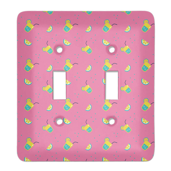 Custom Summer Lemonade Light Switch Cover (2 Toggle Plate)