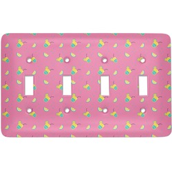Summer Lemonade Light Switch Cover (4 Toggle Plate)