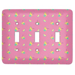 Summer Lemonade Light Switch Cover (3 Toggle Plate)