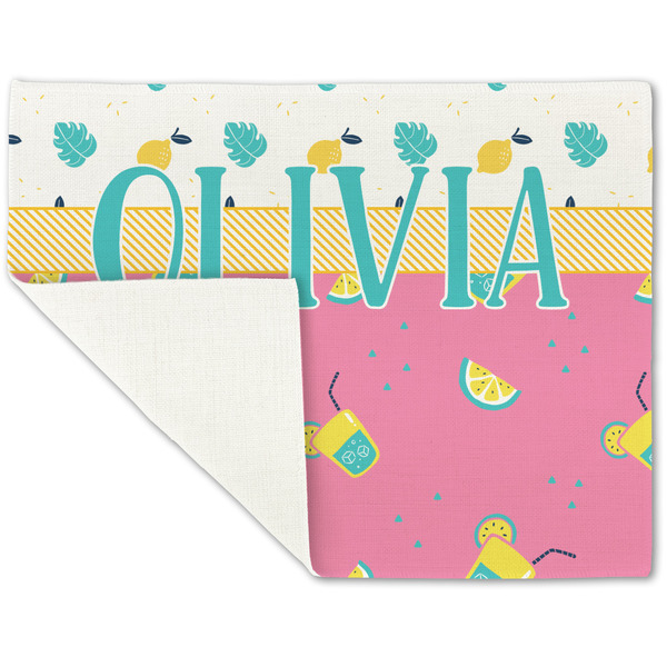 Summer Lemonade Linen Placemat - Folded Corner (single side)