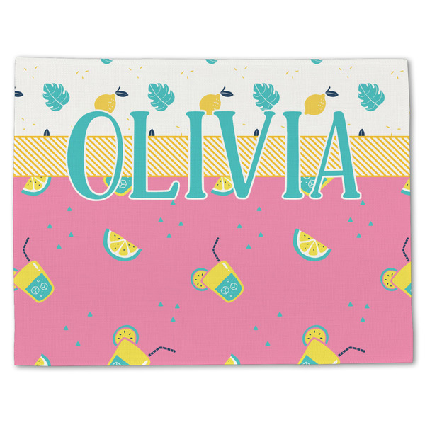 Summer Lemonade Linen Placemat - Front