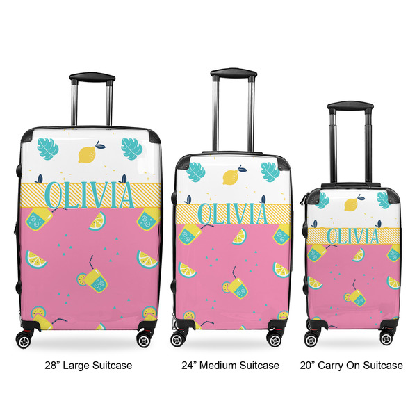 Summer Lemonade Luggage Bags all sizes - With Handle