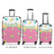 Summer Lemonade Luggage Bags all sizes - With Handle