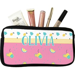 Summer Lemonade Makeup / Cosmetic Bag - Small (Personalized)