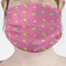 Summer Lemonade Mask - Pleated (new) Front View on Girl