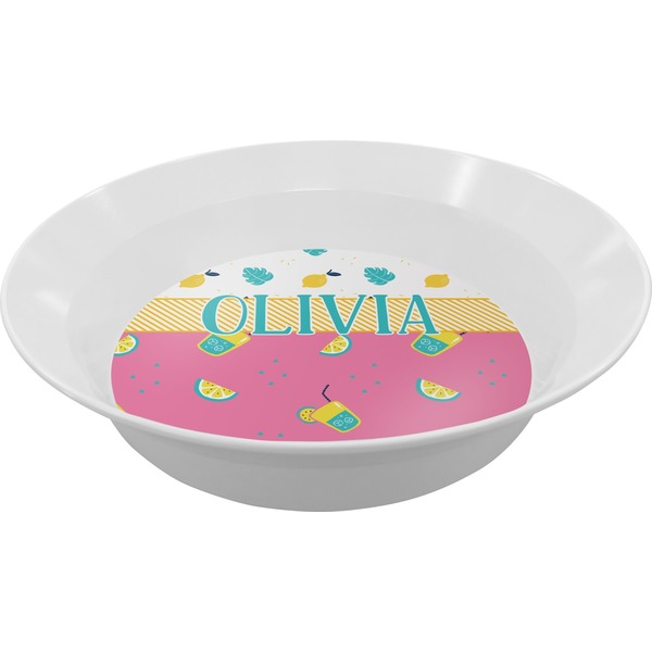 Custom Summer Lemonade Melamine Bowl - 12 oz (Personalized)