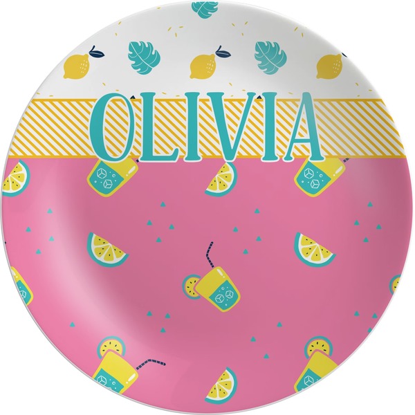 Custom Summer Lemonade Melamine Plate (Personalized)