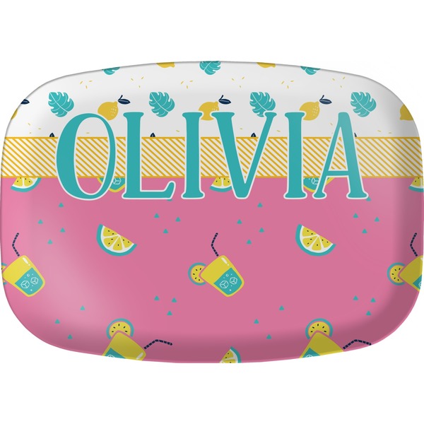 Custom Summer Lemonade Melamine Platter (Personalized)