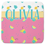 Summer Lemonade Memory Foam Bath Mat - 48"x48" (Personalized)