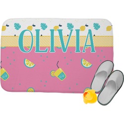 Summer Lemonade Memory Foam Bath Mat - 34"x21" (Personalized)