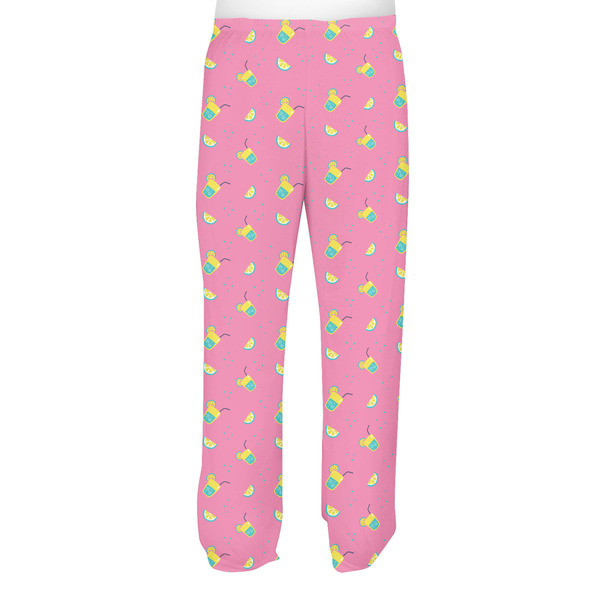 Summer Lemonade Men's Pjs Back - on model