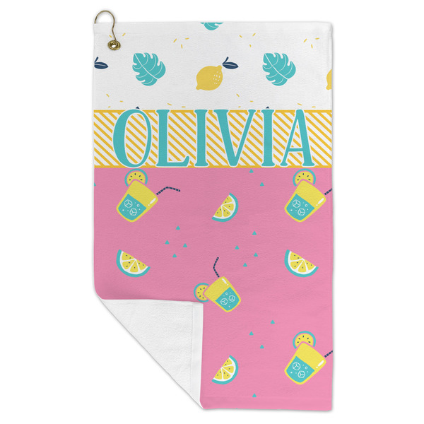 Summer Lemonade Microfiber Golf Towels - FOLD