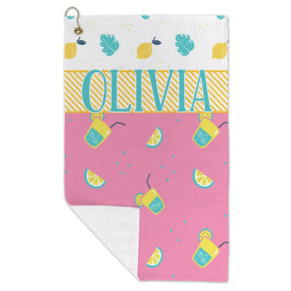 Summer Lemonade Microfiber Golf Towels - FOLD