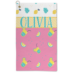 Summer Lemonade Microfiber Golf Towel (Personalized)