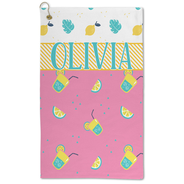 Custom Summer Lemonade Microfiber Golf Towel (Personalized)