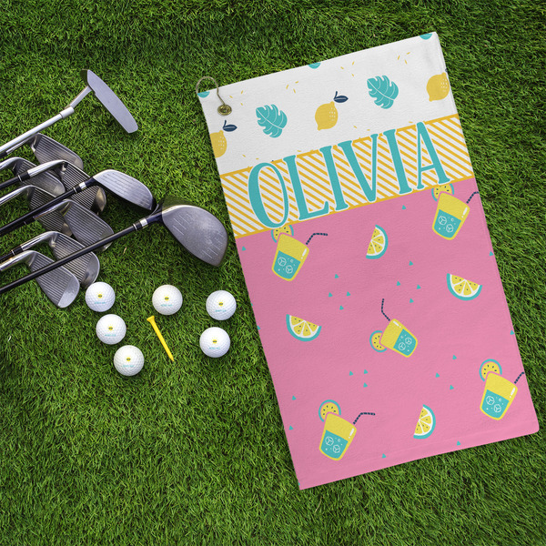 Summer Lemonade Microfiber Golf Towels - LIFESTYLE