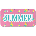 Summer Lemonade Mini/Bicycle License Plate (2 Holes) (Personalized)