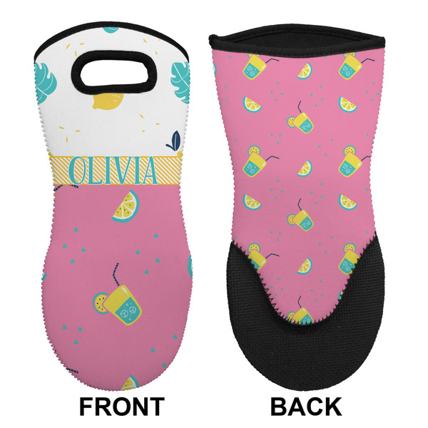 Summer Lemonade Neoprene Oven Mitt (Front & Back)