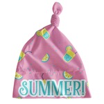 Summer Lemonade Newborn Hat - Knotted (Personalized)