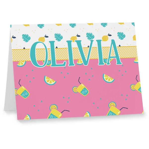 Custom Summer Lemonade Note cards (Personalized)