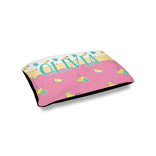 Custom Summer Lemonade Outdoor Dog Bed - Small (Personalized)