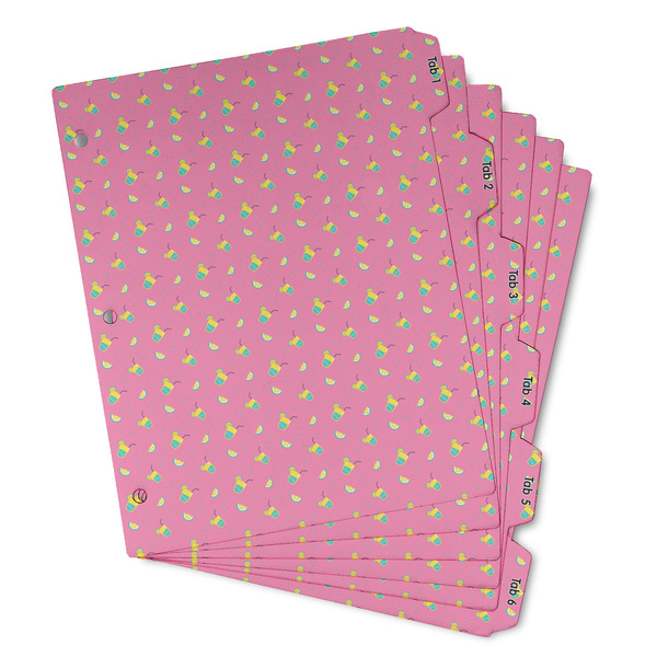 Summer Lemonade Page Dividers - Set of 6 - Main/Front