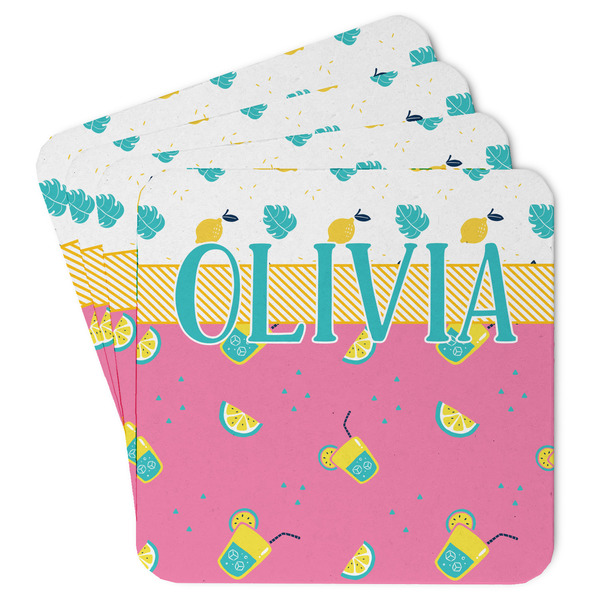 Custom Summer Lemonade Paper Coasters (Personalized)
