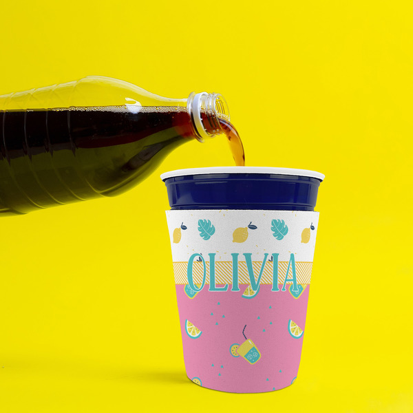 Summer Lemonade Party Cup Sleeves - without bottom - Lifestyle