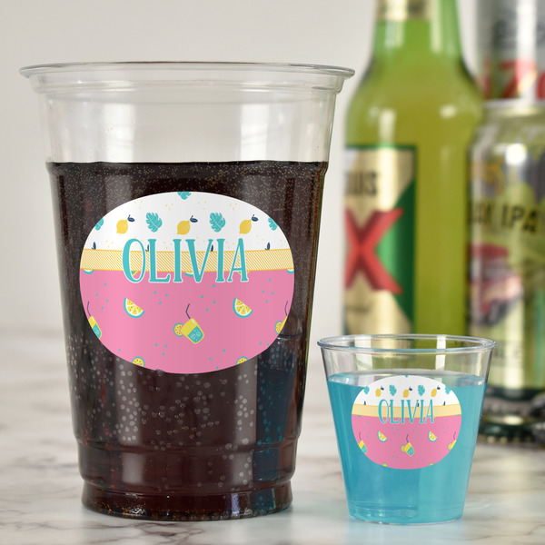 Summer Lemonade Party Cups - 16oz - In Context