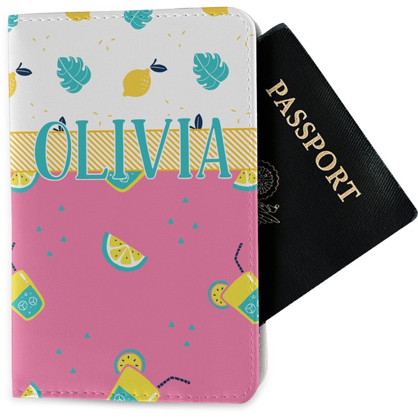 Custom Summer Lemonade Passport Holder - Fabric (Personalized)