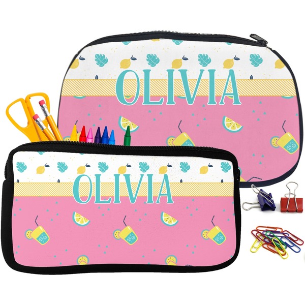 Summer Lemonade Pencil / School Supplies Bags Small and Medium