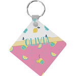 Summer Lemonade Diamond Plastic Keychain w/ Name or Text