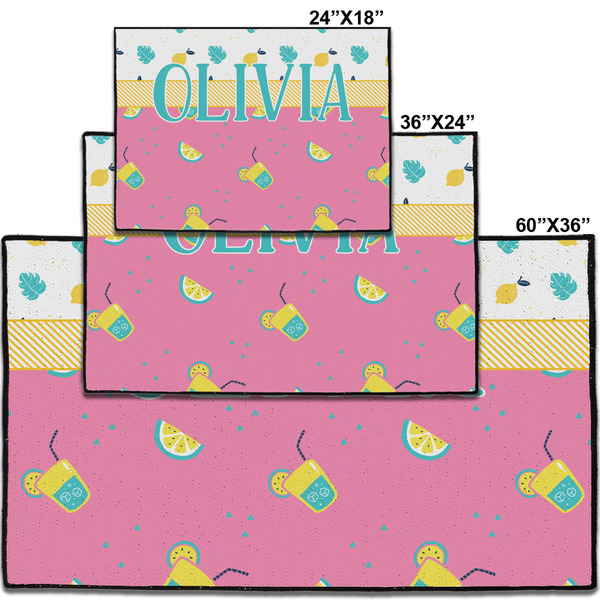 Summer Lemonade Personalized Door Mat - Group Parent IMF