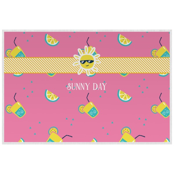 Summer Lemonade Personalized Placemat (Back)