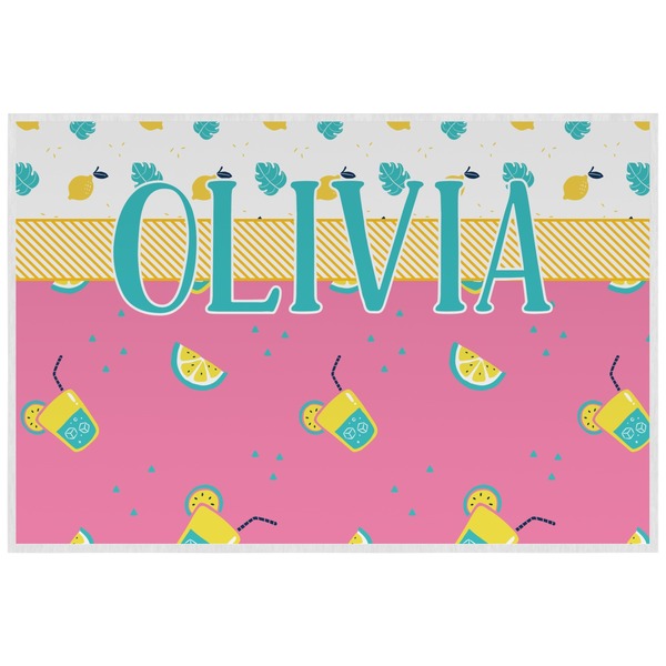 Custom Summer Lemonade Laminated Placemat w/ Name or Text